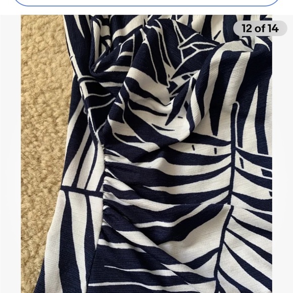 Soft Surroundings Sleeveless Botanical Pattern Blouse- Sz Small - Picture 12 of 13